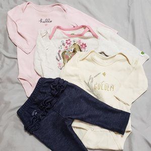 Baby girl onesies, carter, old navy, 6-9 months